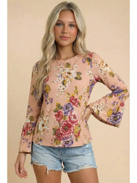Katherine's Floral Bell Top