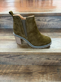 Corky's Bite Me Boot Faux Suede- Khaki