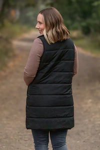 Harlow Long Puffer Vest