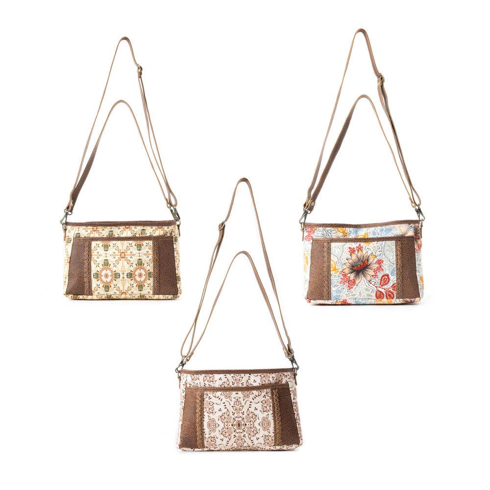 MesaTrail Dahlia Crossbody Bag in Wild Floral Print