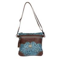 Azure Aesthetic Leather Bag