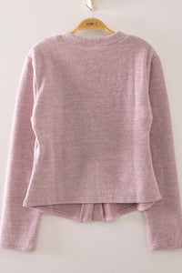 Soft Ribbed V-Neck Cardigan