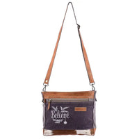 Vintage Leather Believe Shoulder Bag