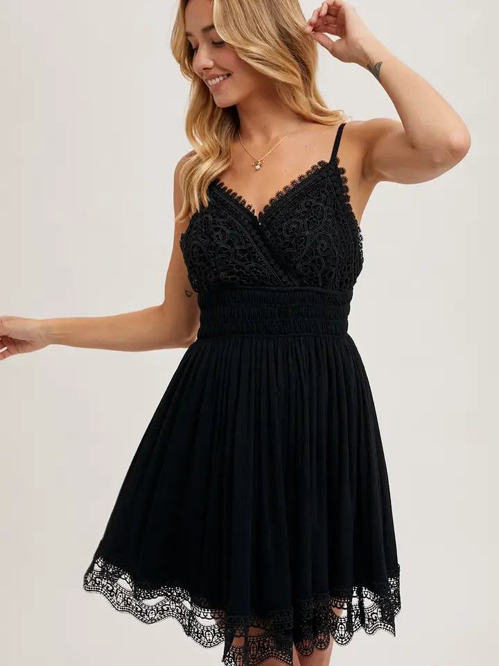 Strappy Crochet Beach Dress