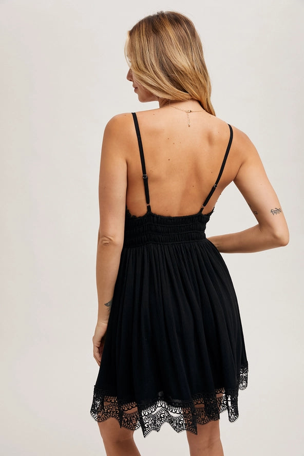 Strappy Crochet Beach Dress