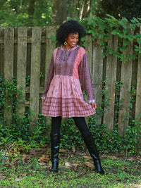 Paula's Plum Patchwork Tunic