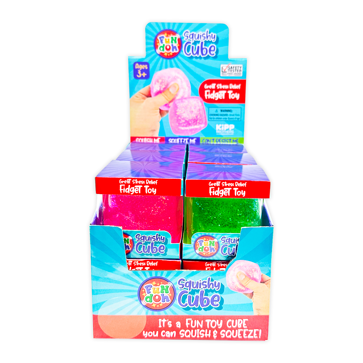 Squish & Squeeze Sparkle Cube