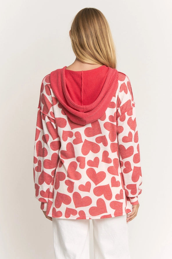 Lightweight Heart Hoodie