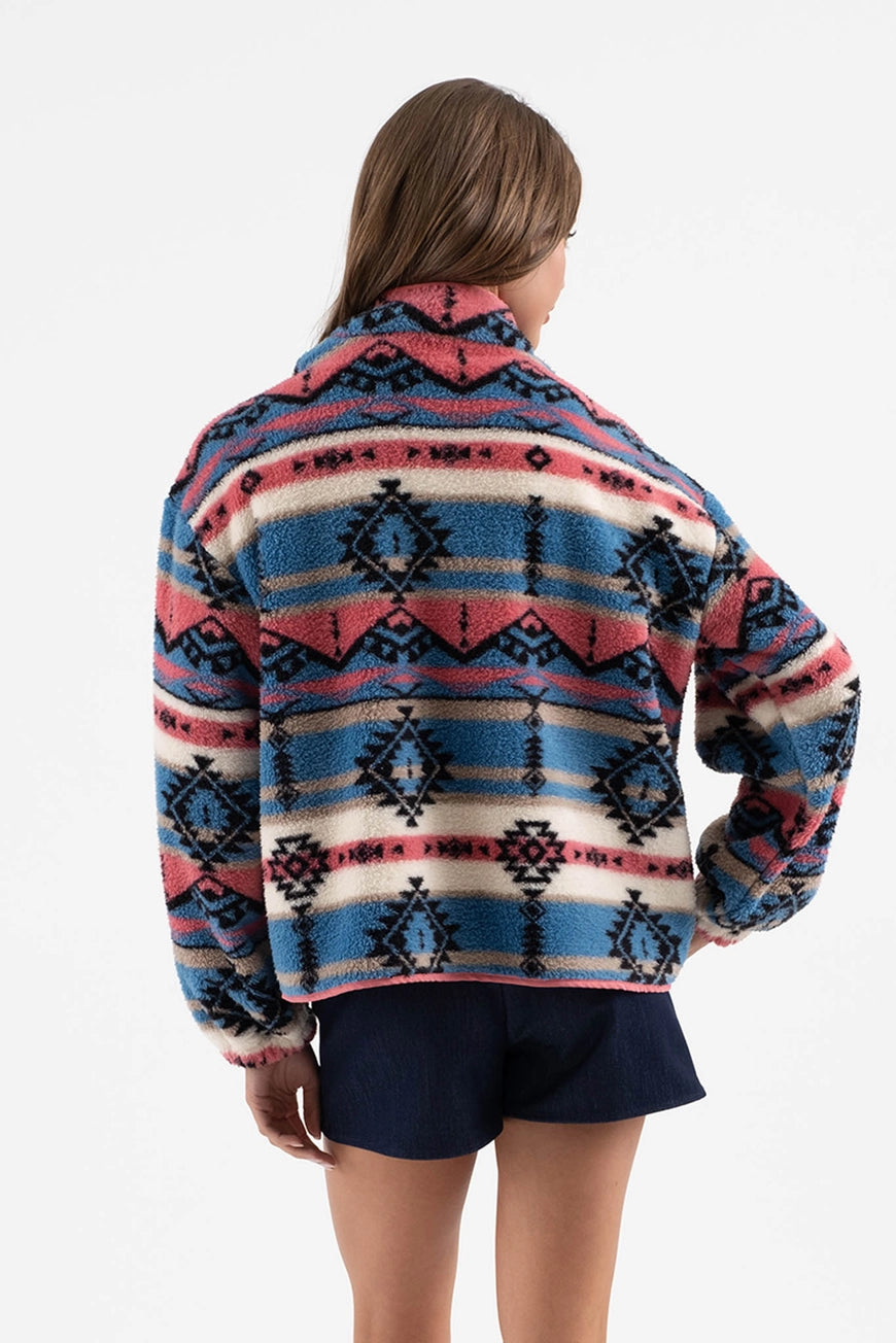 Kelsey Tribal Fleece Jacket