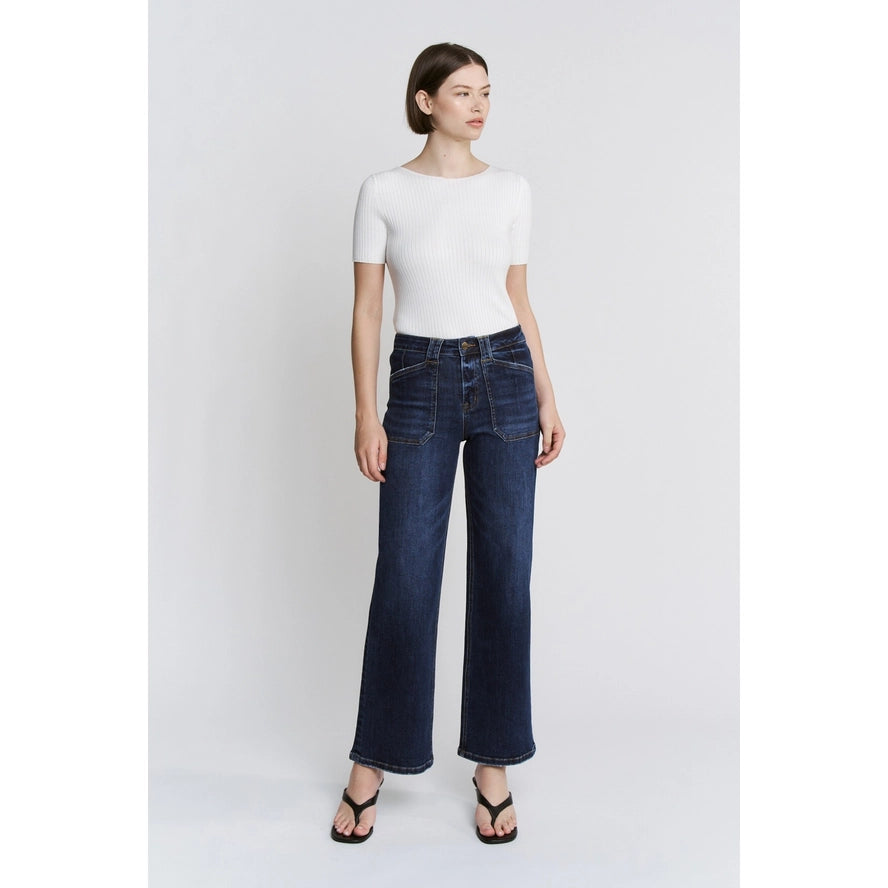 High Rise Wide Leg Jeans