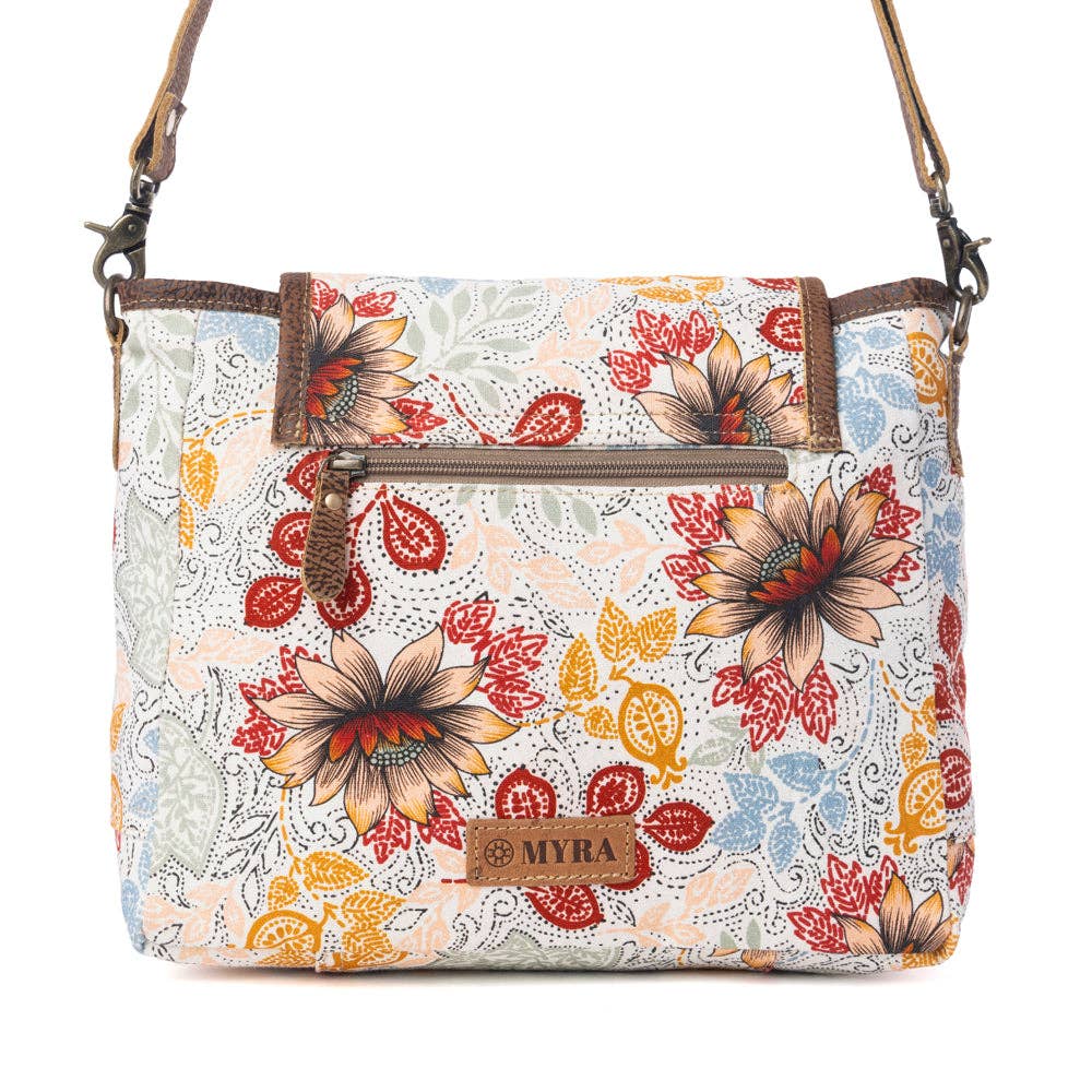 Oakline Cotton & Leather Dahlia Shoulder Bag