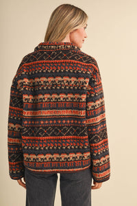 Sherpa Aztec Half Zip Pullover