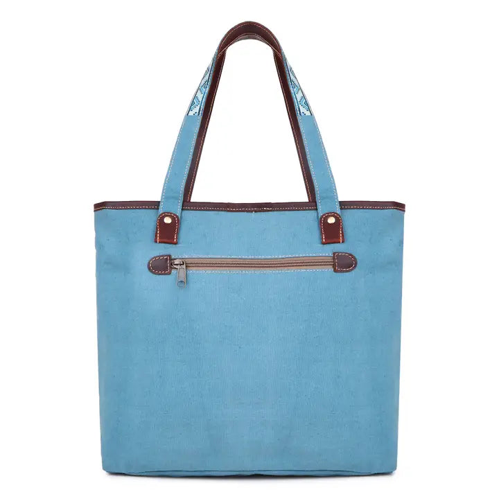 Canvas & Leather Ladies Tote