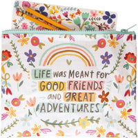 Good Friends, Great Adventures Zipper Pouch