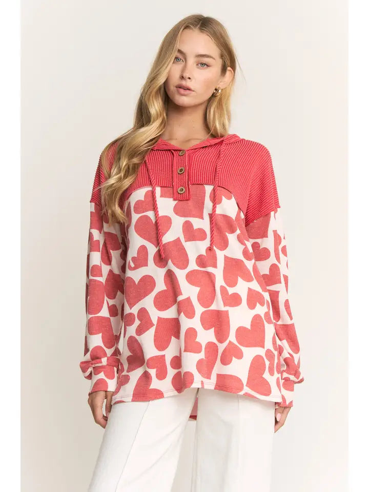 Lightweight Heart Hoodie