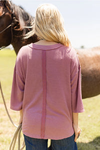 Button Down Thermal Top