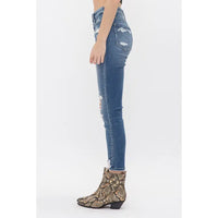 Mid Rise Crop Skinny Jean