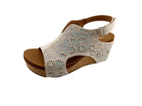 Very G Starry Nights Cream Wedge Sandal