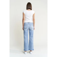 Mid Rise Loose Fit Straight Ankle Jeans