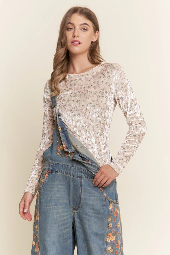 Cassie's Velvet Top