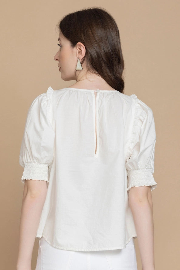 Abigail’s Charm Lace Cotton Top