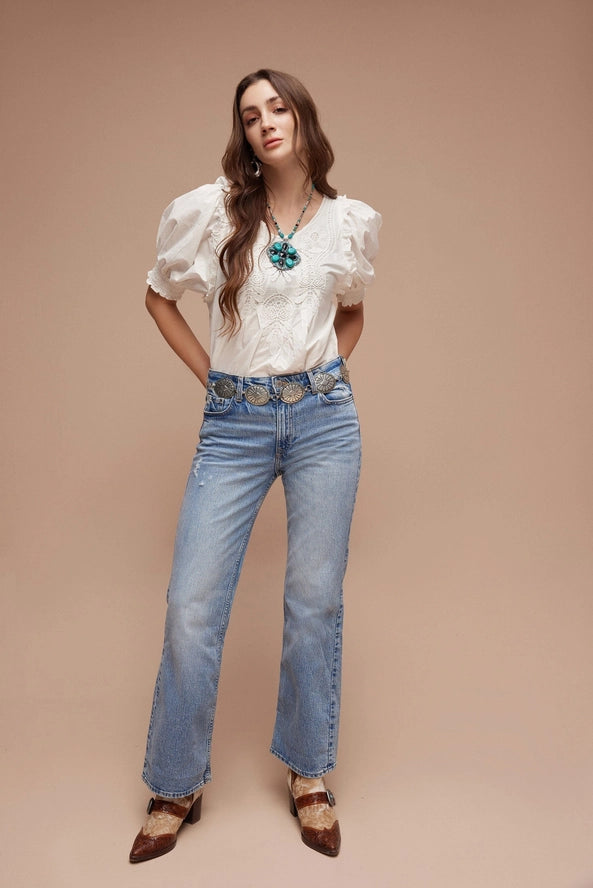 Abigail’s Charm Lace Cotton Top