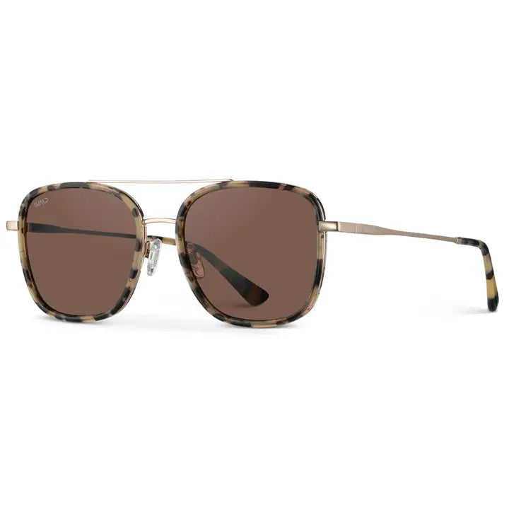 Gia Oversized Square Aviator Sunglasses